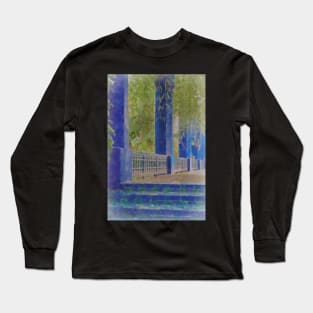 Blue Colonnade Long Sleeve T-Shirt